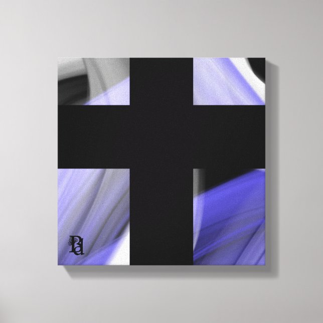 Lienzo 12x12" Lavender Moon Trend Abstract Art Violet (Anverso)