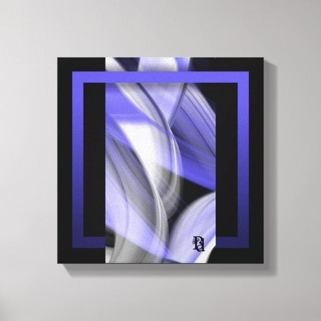 Lienzo 12x12" Lavender Moon Trend Abstract Art Violet (Anverso)