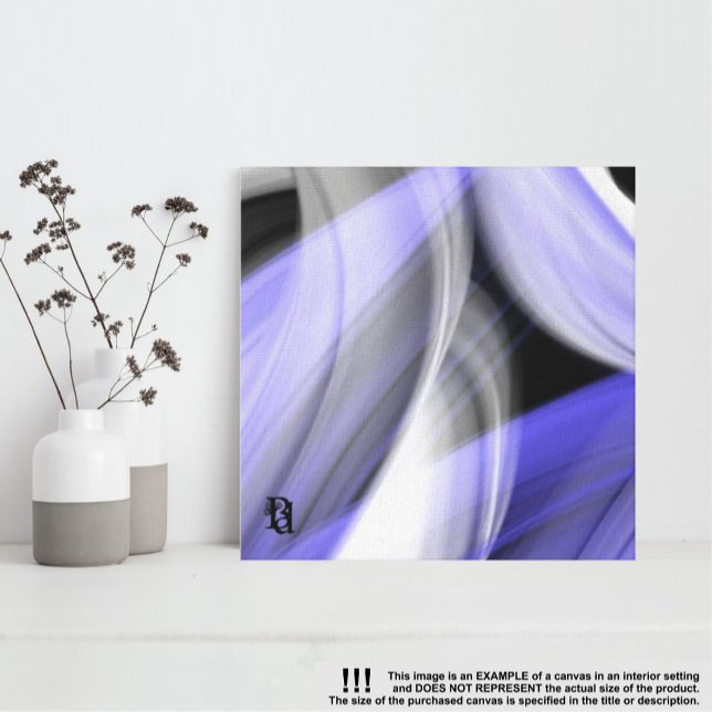 Lienzo 12x12" Lavender Moon Trend Abstract Art Violet (Subido por el creador)