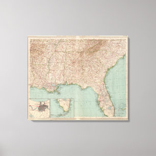 Lienzo 14546 Arca, Tenn, La, Miss, Fla, Ala, Ga, SC