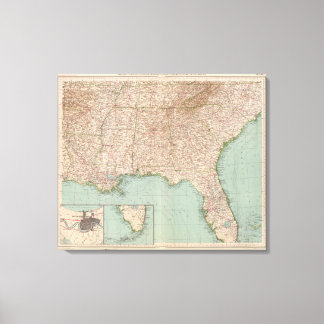Lienzo 14546 Arca, Tenn, La, Miss, Fla, Ala, Ga, SC