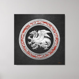 Lienzo [150] Dragón islandés, Landvttir [Silver]
