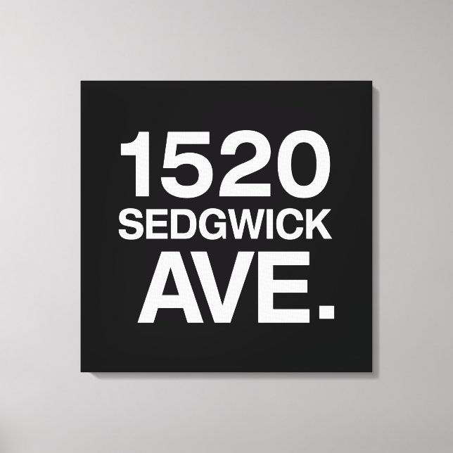LIENZO 1520 SEDGWICK AVE. (Anverso)