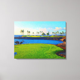 Lienzo 15.ª En La Bahía De Mauna Lani