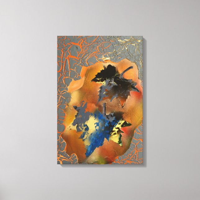 Lienzo 16" x 24" foglie morte (Anverso)