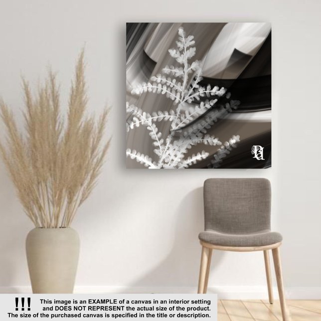 Lienzo 16x16" Terra’s Tender Whisper Abstract Brown Flowe (Subido por el creador)