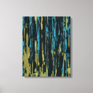 Lienzo ~ 16X20 1,5" de la lluvia de la ventana densamente