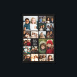 Lienzo 17 Collage de fotos y texto - Puede editar negro<br><div class="desc">Un diseño con un fondo negro básico. Utiliza hasta 17 fotos cuadradas para crear un regalo único y personal. Si necesita ajustar las imágenes,  haga clic en la herramienta personalizar para realizar cambios.</div>