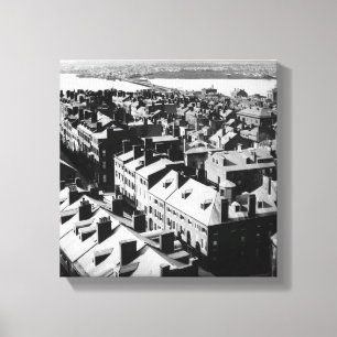 Lienzo 1859: La ciudad de Boston, Massachusetts