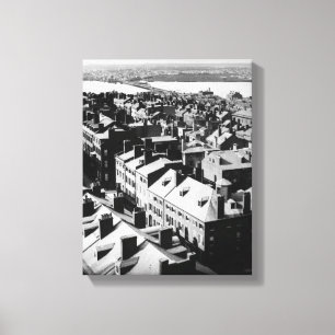 Lienzo 1859: La ciudad de Boston, Massachusetts