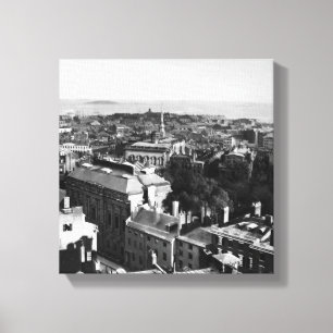 Lienzo 1859: Una vista de Boston mirando hacia el sur