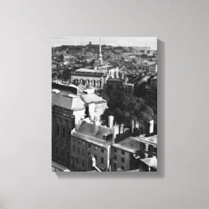 Lienzo 1859:  Una vista de Boston que mira del sur