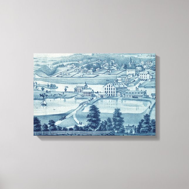 Lienzo 1871 Vista de los ojos de las aves Carpentersville (Anverso)