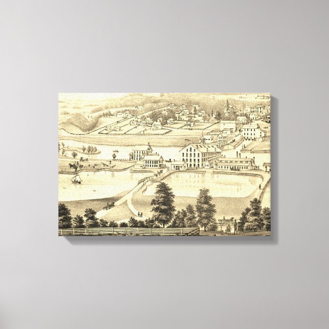 Lienzo 1871 Vista de los ojos de las aves Carpentersville (Anverso)