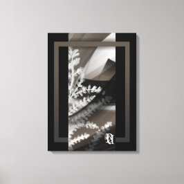 Lienzo 18x24"Terra’s Tender Whisper Abstract Brown Flower