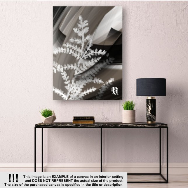 Lienzo 18x24"Terra’s Tender Whisper Abstract Brown Flower (Subido por el creador)