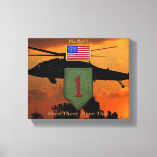 Lienzo 1.ᵉʳ parche de veteranos veteranos de infantería