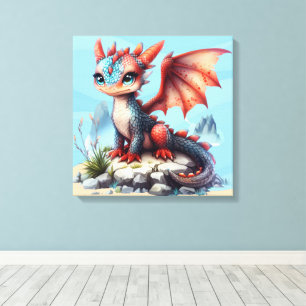 Lienzo #1 Dragón de Ojo Grande