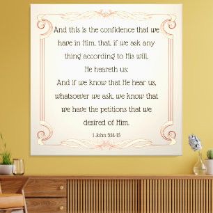 Lienzo 1 Juan 5:14-15