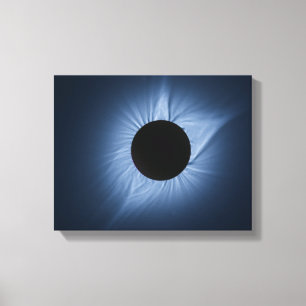 Lienzo 2017 eclipse solar - corona del Sun