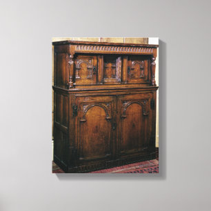 Lienzo 24: Armario de Pasillo, roble, c.1600