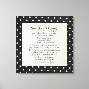 Lienzo 24 x 24 La oración del Señor