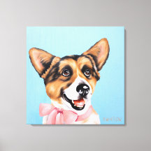 24 x 24 Punkin el Corgi