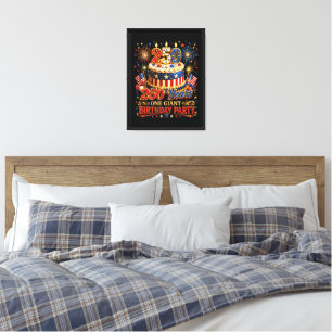 Lienzo 250 años Un Cumpleaños Gigante 250 Aniversario EE.