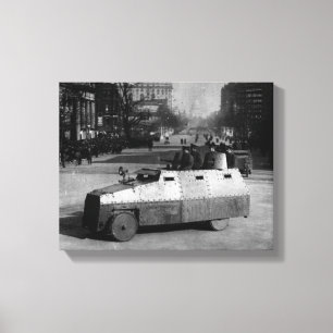 Lienzo 27 de marzo de 1917: Escuadrón de vehículos blinda