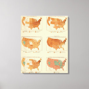 Lienzo 27 Densidad, urbana, aumento, blanco