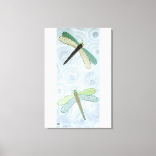 Lienzo 2 Dragonflies #1