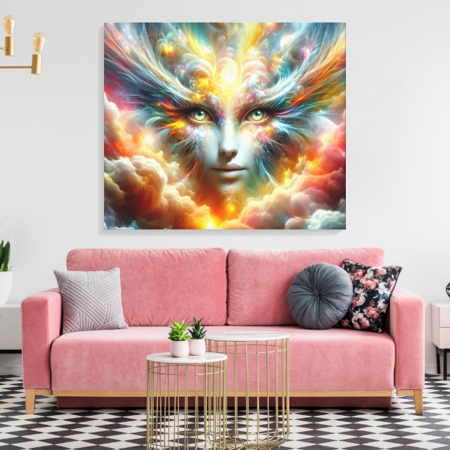 Lienzo #2 Mundo de Fantasía (Insitu (Sala de estar))