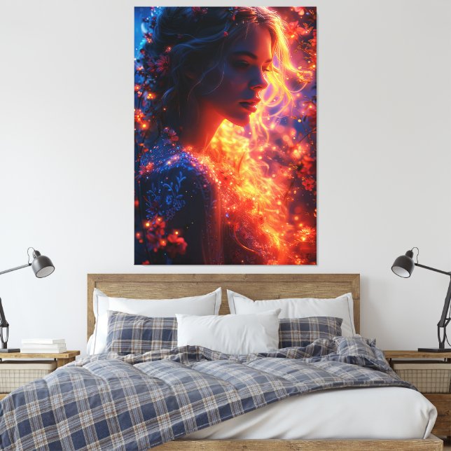 Lienzo #2 Mundo de fantasía (Insitu(Dormitorio))