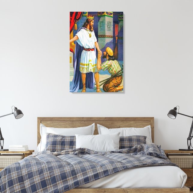 Lienzo 2 Samuel 9 Amabilidad con Mephibosheth Canvas (Insitu(Dormitorio))