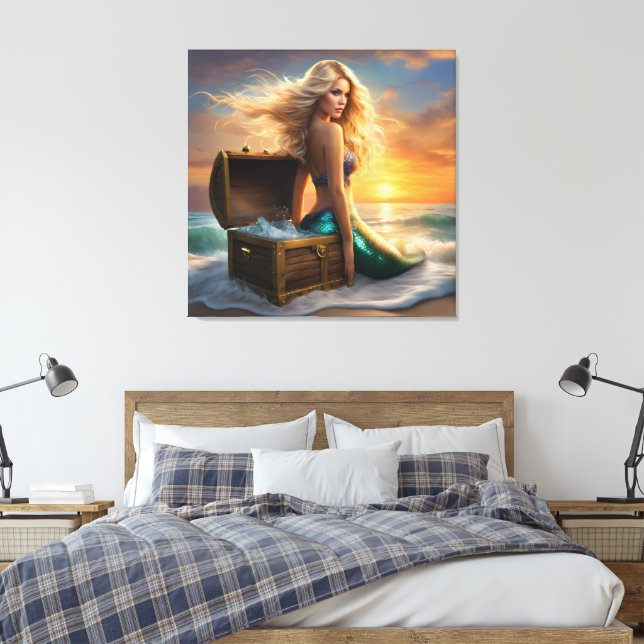 Lienzo #2 Vida de Sirena  (Insitu(Dormitorio))