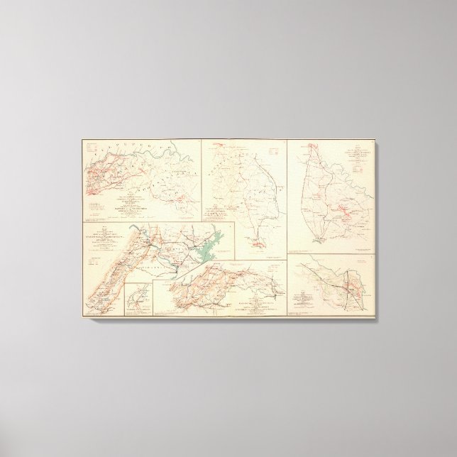 Lienzo 2d Cuerpo AN Va, campamentos, piquetes, rutas (Anverso)