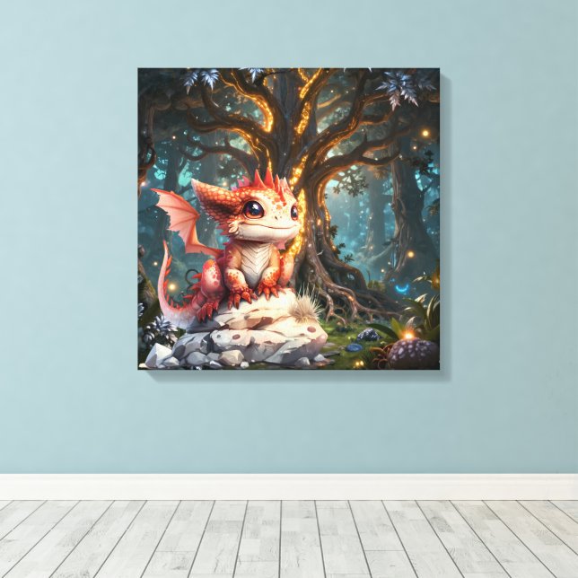 Lienzo # 2Mundo Dragón (Insitu (piso de madera))