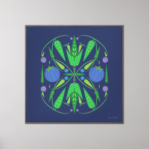 Lienzo 30x30 Guardián de la gloria de arándanos