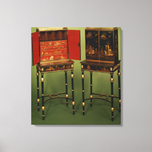 Lienzo 32:Dos gabinetes Chinoiserie, c.1770