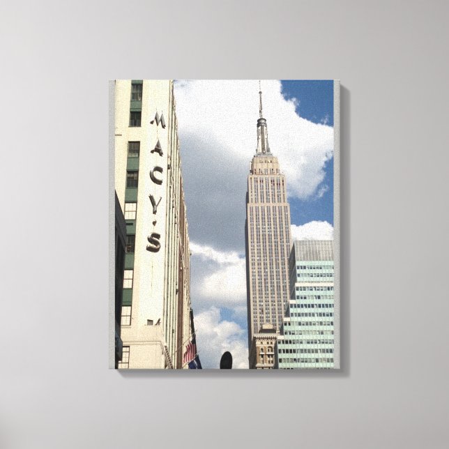 Lienzo 34th Street Empire State Building Manhattan NYC (Anverso)