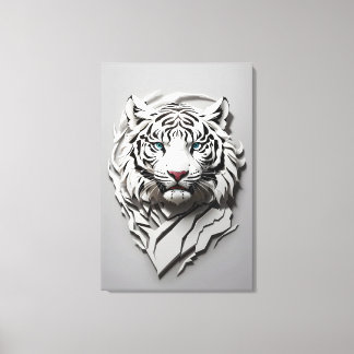 Lienzo 3.ᵉʳ tigre blanco