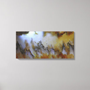 Lienzo 3 Panel Natural Mossy Agate Foto