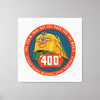 Lienzo 400 ~ "El tren que fija el ritmo" - XL