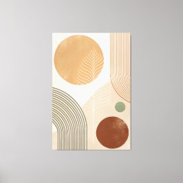 Lienzo 40" x 60" Boho Abstract Canvas Print Wall Art