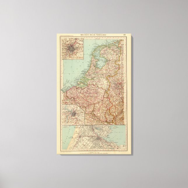 Lienzo 44 Bélgica y Holanda (Anverso)