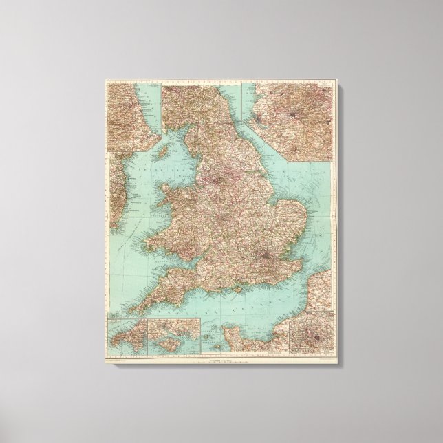 Lienzo 4748 Inghilterra, Galles (Anverso)