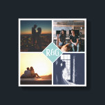 Lienzo 4 Collage de fotos Monogramado<br><div class="desc">4 Collage de fotos Monogramado creado por usted arte mural personalizado - Canvas Print de Ricaso - añade tus propias fotografías y textos a este gran lienzo</div>