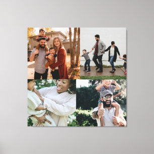 Lienzo 4 Collage Personalizado personalizado fotográfico
