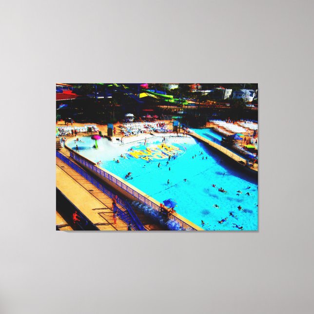 Lienzo 4 de julio en Daytona Lagoa Waterpark Fan Art (Anverso)
