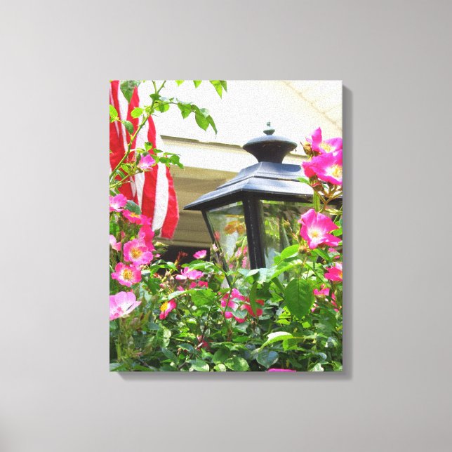 Lienzo 4 de julio Flores - Viñedo de Martha (Anverso)